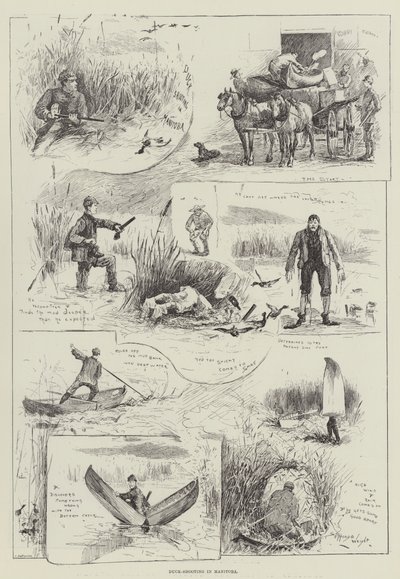 Chasse au canard au Manitoba - Henry Charles Seppings Wright